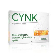 Alg Pharma Cynk 15 mg 30 tabletek