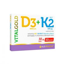 Alg Pharma D3+K2 VitalGold 40 tabletek