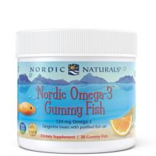 Nordic Naturals Omega 3 Gummy Fish 124 mg 30 żelek o smaku mandarynkowym