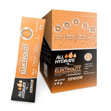 ALLHydrate Elektrolity Sticks SENIOR Pomarańcz 6g x 40 saszetek