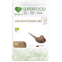 BeOrganic Len zwyczajny (siemię lniane) BIO 200g