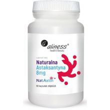 Aliness Naturalna Astaksantyna 8 mg NatAxtin 60 kapsułek miękkich
