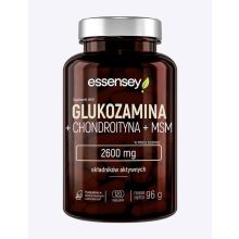 Essensey Glukozamina + Chondroityna + MSM 120 kapsułek