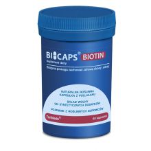 ForMeds Bicaps Biotin - Biotyna 60 kapsułek wegańskich