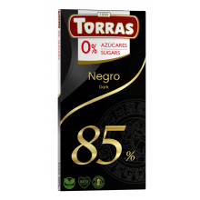 Torras Czekolada gorzka 85% kakao bez dodatku cukru 75 g