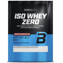 BioTech USA Iso Whey 25g lactose reduced o smaku truskawkowym