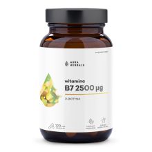 Aura Herbals Witamina B7 2500 µg biotyna 120 kapsułek