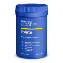 ForMeds Bicaps Folate kwas foliowy foliany 500 mg 60 kapsułek wegańskich