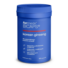 ForMeds Bicaps Korean Ginseng żeń-szeń koreański 60 kapsułek wegańskich