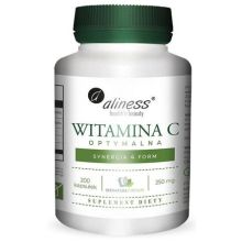 Aliness Witamina C optymalna 250 mg 200 kapsułek