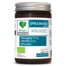 BeOrganic by Aliness Spirulina BIO 500 mg 100 tabletek