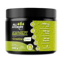 ALLHydrate by Aliness Elektrolity + Creatine Creapure® Green Apple 380 g