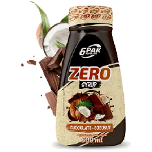 6PAK Syrop Zero 500ml o smaku czekoladowo-kokosowym