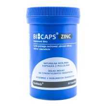 ForMeds Bicaps Zinc 25 mg 60 kapsułek wegańskich
