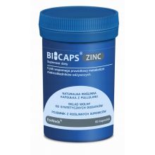 ForMeds Bicaps Zinc 25 mg 60 kapsułek wegańskich
