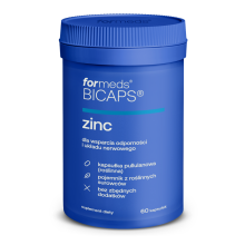 ForMeds Bicaps Zinc 25 mg 60 kapsułek wegańskich
