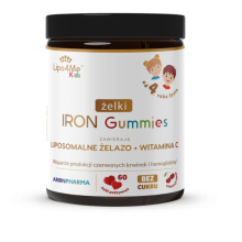 Aronpharma Lipo 4Me® IRON Gummies żelazo liposomalne witamina C 60 żelek