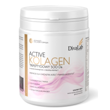 DivaLab Active Kolagen Tripeptydy wołowe 500Da chondroityna glukozamina 250g