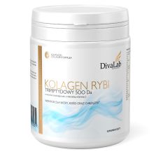 DivaLab Kolagen Tripeptydy rybie 500 Da z naturalną witaminą C 250 g