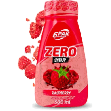 6PAK Syrop Zero 500 ml o smaku malinowym