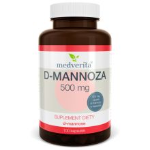 Medverita D-mannoza 500 mg 100 kapsułek
