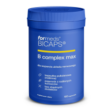 ForMeds Bicaps B Complex MAX kompleks witamin z grupy B 60 kapsułek