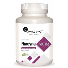 Aliness Niacyna 500 mg 100 kapsułek wegańskich