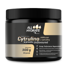ALLHydrate by Aliness Cytrulina (jabłczan l-cytruliny) 300 g 60 porcji
