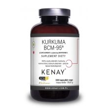 Kenay Kurkuma BCM-95 z piperyną 300 kapsułek
