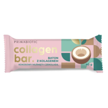 PrimaBiotic Collagen Bar o smaku kokosowym 40g