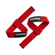 THORN FIT Paski do podnoszenia ciężarów Cotton Red