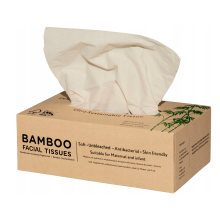 Zuzii Chusteczki Bambusowe 3-warstwowe w kartonie 100 sztuk