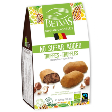 Belvas Czekoladki Belgijskie Trufle Z Orzechami Laskowymi Bezglutenowe 100g