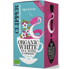 Clipper Herbata Biała Z Maliną BIO (20 x 1,7 g) 34 g