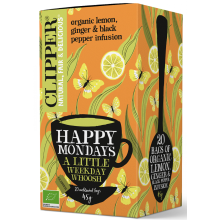 Clipper Herbatka Cytrynowa Z Imbirem I Czarnym Pieprzem BIO (20x2,25g) 45 g