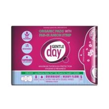 Gentle Day Podpaski Higieniczne Z Paskiem Anionowym Na Noc 8 sztuk