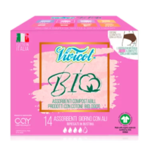 Vivicot Podpaski Higieniczne Ze Skrzydełkami Na Dzień ECO 14 sztuk