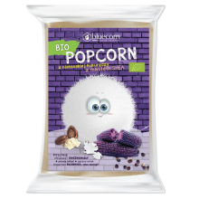 Bluecorn Popcorn Z Niebieskiej Kukurydzy Shea Sól Do Mikrofalówki BIO 100 g