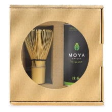 Moya Matcha Zestaw Matcha Codzienna Japońska 30g+ Miotełka Bambusowa Chasen