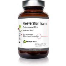 Kenay Resweratrol Zmikronizowany Trans 200 mg 60 kapsułek