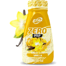 6PAK Syrop Zero 500 ml o smaku waniliowym