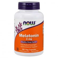 Now Foods Melatonina 3 mg 180 kapsułek wegańskich