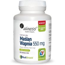 Aliness Maślan wapnia 550 mg 100 tabletek