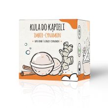 Słomiana Pracownia Kula do kąpieli imbir - cynamon