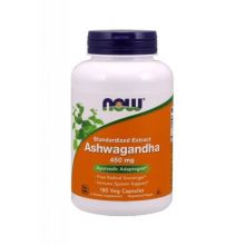 Now Foods Ashwagandha 450 mg ekstrakt standaryzowany 180 kapsułek wegańskich