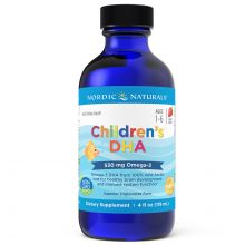 Nordic Naturals Children's DHA Omega 3 dla dzieci w płynie smak truskawkowy 237 ml