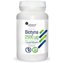 Aliness Biotyna 2500 mcg 120 tabletek wegańskich