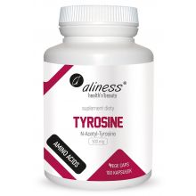 Aliness Tyrosine N-Acetyl Tyrosine 500 mg 100 kapsułek wegańskich