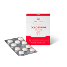 Genactiv Colostrum z maliną 20 tabletek do ssania