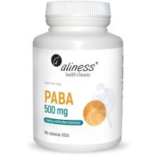 Aliness PABA (kwas p-aminobenzoesowy) 500mg 100 tabletek